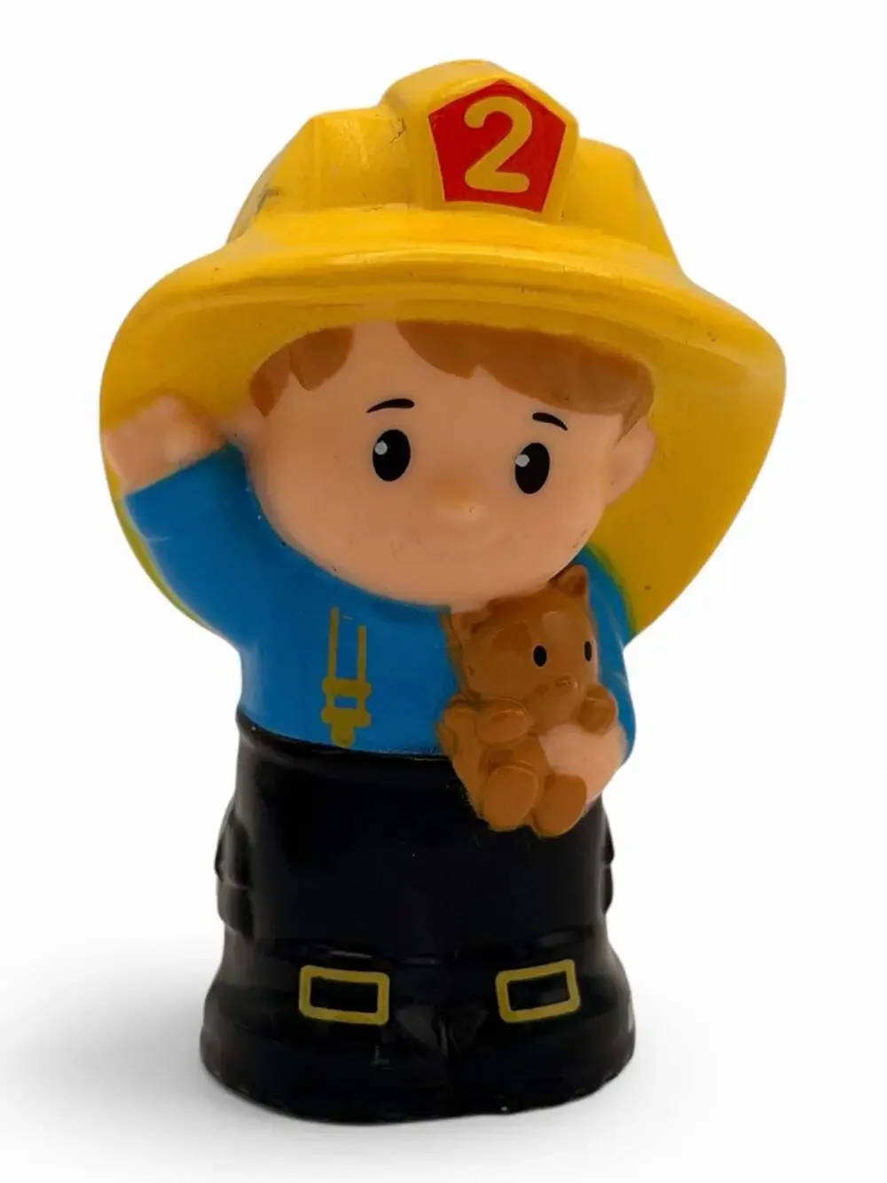 Fisher Price Little People Firetruck With Firefighters and Dog Figures - ,
